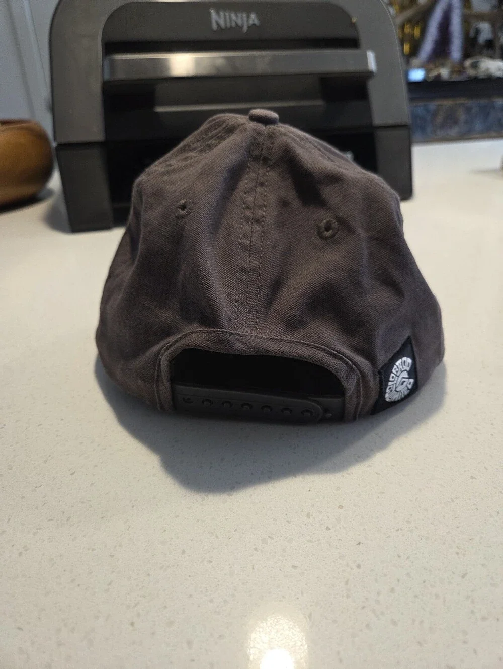 Colorado Limited Gray Black & White Mountains State Logo Men's Snapback Hat